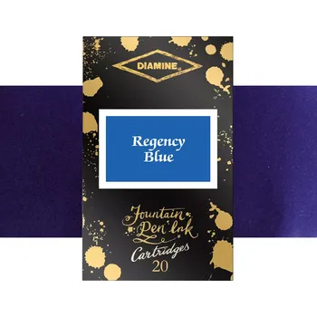 Diamine Inkoustové bombičky Diamine, 20 ks - Regency Blue