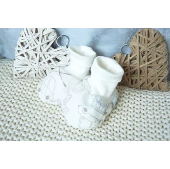 Capáčky AMÁLKA Bavlněné, kojenecké capáčky, auta Velikost: 56-68