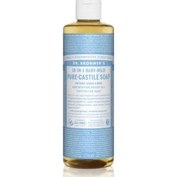 Kosmetika Dr. Bronner’s Baby-Mild tekuté univerzální mýdlo bez parfemace 475 ml