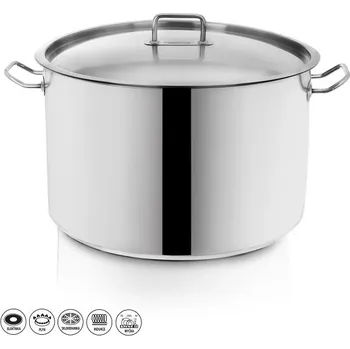 Hrnec Kastrol nerez STOCK 10 l poklice