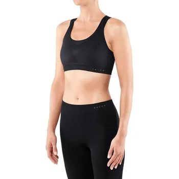 Dámské termo spodní prádlo Falke Cross Back Medium Support Women Sport-Bra - black