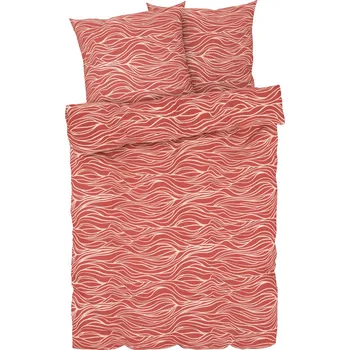 Povlečení Barbara Becker Ložní povlečení Renforcé, 200 x 220 cm (vzorovaná/červená)