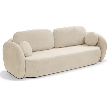 Sedací souprava Rozkládací třímístná pohovka OLBIA béžová