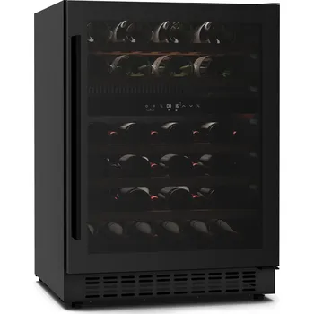 Chlazení Klarstein Velaire 57cm 46 Lahví Podstavná Dvouzónová Vinotéka Černá (10047345)