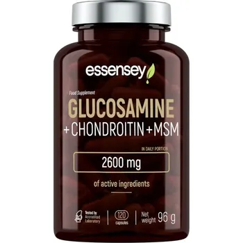 Kloubní výživa ESSENSEY Chondroitin + Glukosamin + MSM - 120 kapslí
