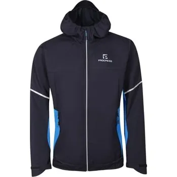 PROGRESS SNOWSTORM – pánská multifunkční outdoorová bunda, 10 000 mm / 10 000 g černo-modrá/modrá XL