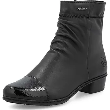 Dámské kozačky Dámská kotníková obuv RIEKER Y0773-00 černá W5 37