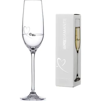 Diamante křišťálová sklenička se Swarovski krystaly Petit 150 ml 1KS