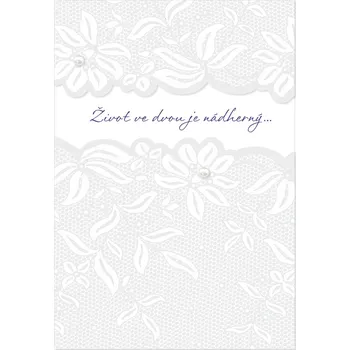 Party dekorace Svatební přání - Perly