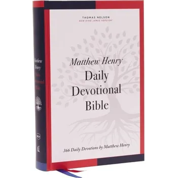 Cizojazyčná kniha NKJV, Matthew Henry Daily Devotional Bible, Hardcover, Red Letter, Thumb Indexed, Comfort Print - Thomas Nelson