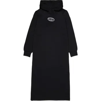 Dámské šaty Dětské bavlněné šaty Diesel DYLA DRESS černá barva, mini, oversize, J02426 99X, vel. 132