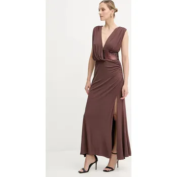 Dámské oblečení Šaty Herve Leger Lucille SEJ8524861 hnědá 89X, vel. L