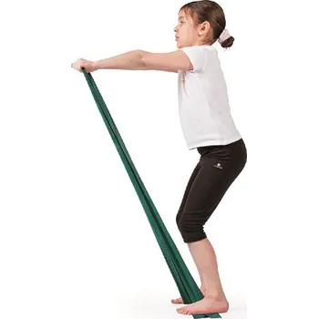 Posilovací guma Gym délka 2,5m Ostatní: Zelená