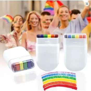PRIDE LGBT-colored crayons, duhové voskové barvy na obličej