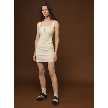 Dámská sukně Kraťasová sukně - M - House - krémový - 173EA-01X