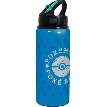 Láhev Láhev na pití hliníková sportovní Pokémon Pokébal 710ml modrá | 224228
