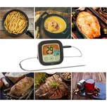 Maják Teploměr digitální na gril a pečení PH+ nerez