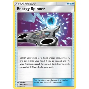 Karetní hra Energy Spinner 170/214 - Unbroken Bonds Typ karty: Non-Holo