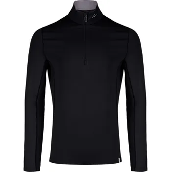 Kjus Men Trace 2.0 Midlayer Half-Zip - Black XXL