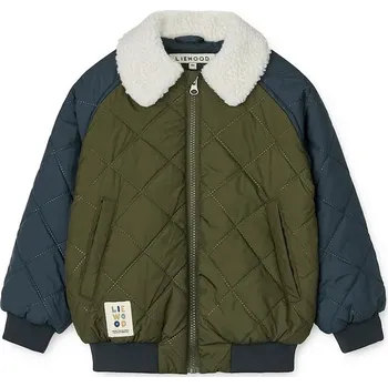 Dětská bunda Liewood Mira Jacket LW20196.9BYA zelená 87X, vel. 140