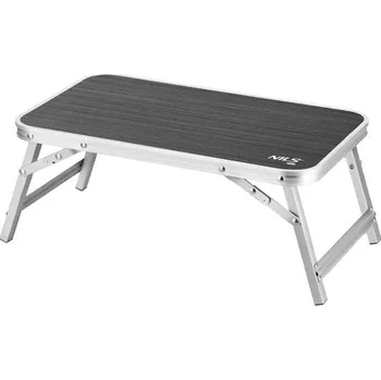 kempingová skříňka Skládací kempingový stolek NILS Camp NC3403 50x30x20 cm šedý
