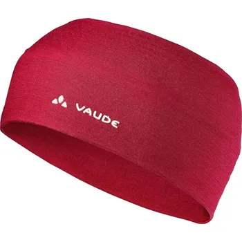 Zimní čelenka Vaude Cassons Merino Headband - dark indian red uni