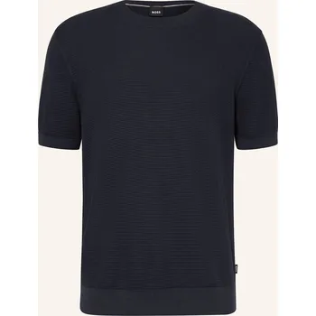 Pánské tričko Boss Pánské Úpletové Tričko Lanni, tmavě modrá, XL