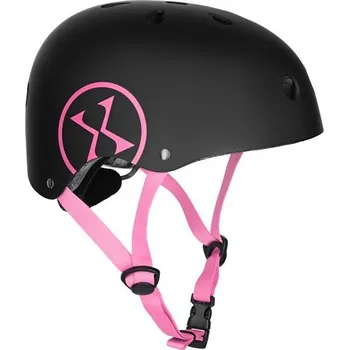 Helma na in-line Helma NILS Extreme MTW001-1 černo-růžová M(55-58cm)