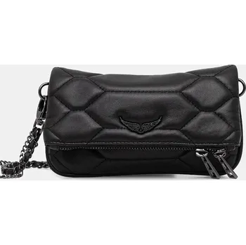 Kabelka Kožená kabelka ZADIG&VOLTAIRE černá barva, LWBA03974 99X, vel. ONE SIZE