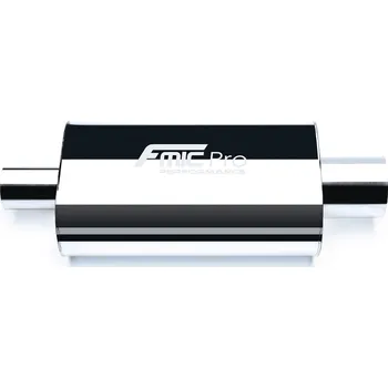 Zadní díl výfuku FMIC.Pro Středový tlumič výfuku, oválný 350mm 76/102mm