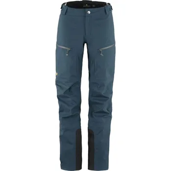 Skialpinistické vybavení Fjallraven Bergtagen Eco-Shell Trousers W - Mountain Blue M (40)