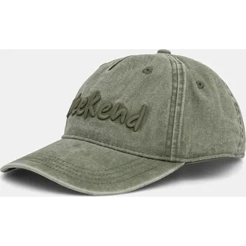 Kšiltovka Bavlněná baseballová čepice Weekend Max Mara BRUNO 2525576024600 zelená 78X, vel. ONE SIZE