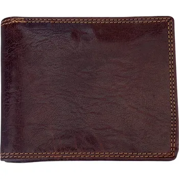 Peněženka Pragati Fashion Pánská kožená peněženka Pragati – elegantní hnědá, model PG-304