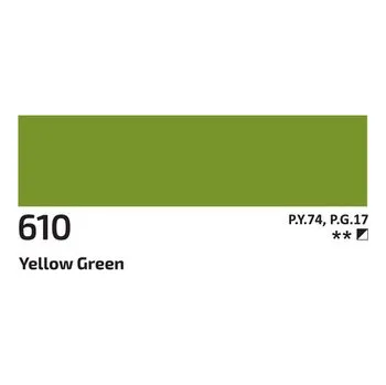 Vodová barva Akrylová barva Rosa 60ml – 610 yellowish green (Akrylová barva Rosa 60ml – 610 yellowish green)