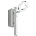 LED nástěnné bodové svítidlo Eglo Cardillio 1 / hliník/ocel / stříbrná