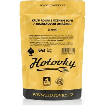 Hotové jídlo Hotovky - Krůtí rolka s uzeným tofu a bazalkovou omáčkou, 2 porce