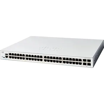 Switch Cisco Catalyst C1300-48T-4X Switch, 48× GbE RJ-45, 4× 10G SFP+, spravovatelný, stohovatelný C1300-48T-4X