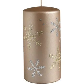 Svíčka Svíčka FROST VÁLEC vánoční d7x17,5cm