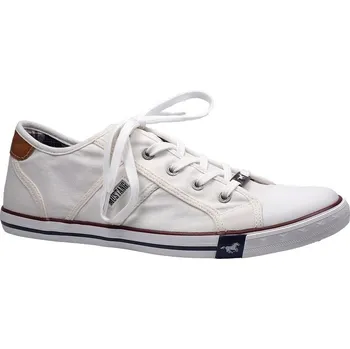 Dámské tenisky Obuv pro volný čas-tenisky, Mustang, bílá: Bílá Textil 29,1 44 G - standardní šíře (26810-26812)