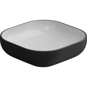 Umyvadlo Umyvadlo na desku Easy 45 keramické, dvoubarevné, EALAVQU45BI000003