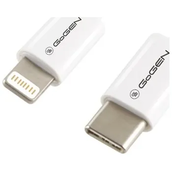 Kabel GoGEN USB-C / Lightning, 2m, bílý
