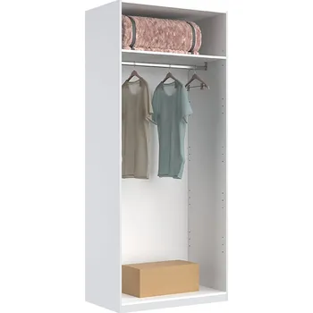 Šatní skříň Korpus skříně 2dv Bílý lesk Idea