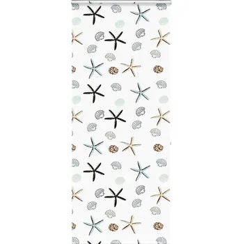 vidaXL Sprchová roleta s kazetou 100x240 cm Šířka látky 96 cm [4015012] Barva: Mořské plody