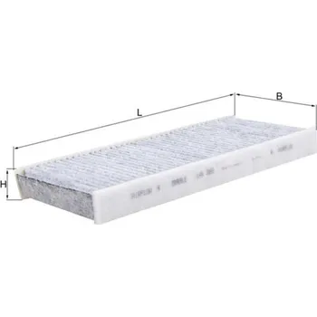 Kabinový filtr Filtr, vzduch v interiéru MAHLE LAK 289