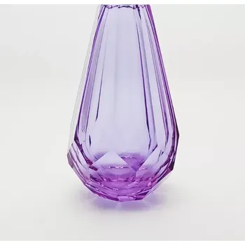 Váza Váza ručně broušená - Purple glitter | 97231