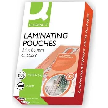 Q-connect Laminovací fólie Q-Connect, karta, 100 mic,100 ks