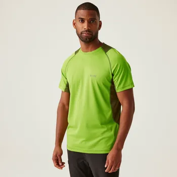 Pánské tričko Regatta Pánské sportovní triko Virda IV RMT289 grenoble green nephrite green Velikost: L