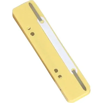 Kancelářské potřeby Úchytky do rychlovazače Donau - žluté, 25 ks