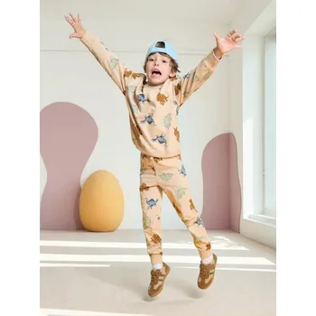 Chlapecké kalhoty Sinsay - Žerzejová souprava - béžová - 764EY-08X - 764EY-08X-116