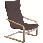 Křeslo LISA hnědé K68